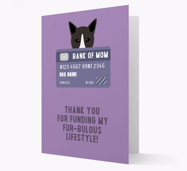 'Bank of Mom' - Personalised {breedFullName} Card